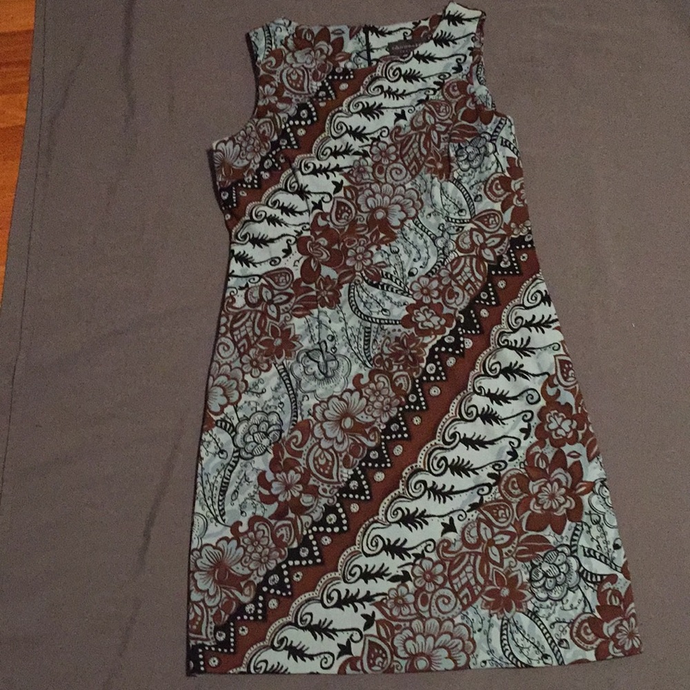 Connected apparel dress printed